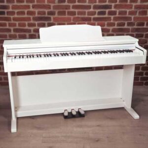 OQAN QP88W Pianoforte digitale 88 tasti con mobile 3 pedali BIANCO