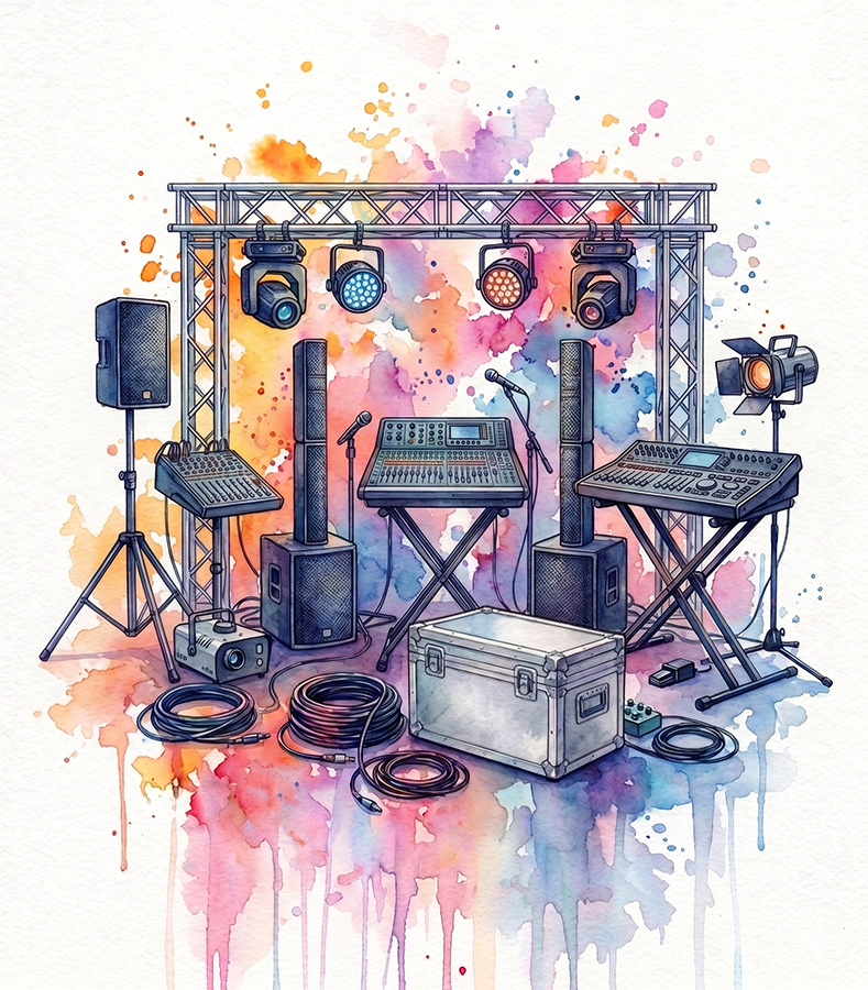 Noleggio Impianti Audio e Luci